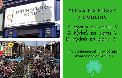 Týdny kurzu zdarma v Dublinu!